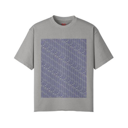 MONOGRAM T-SHIRT [NAVY+GREY]